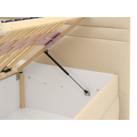 Čalúnená posteľ FINES KOSKA 180×200 sivá